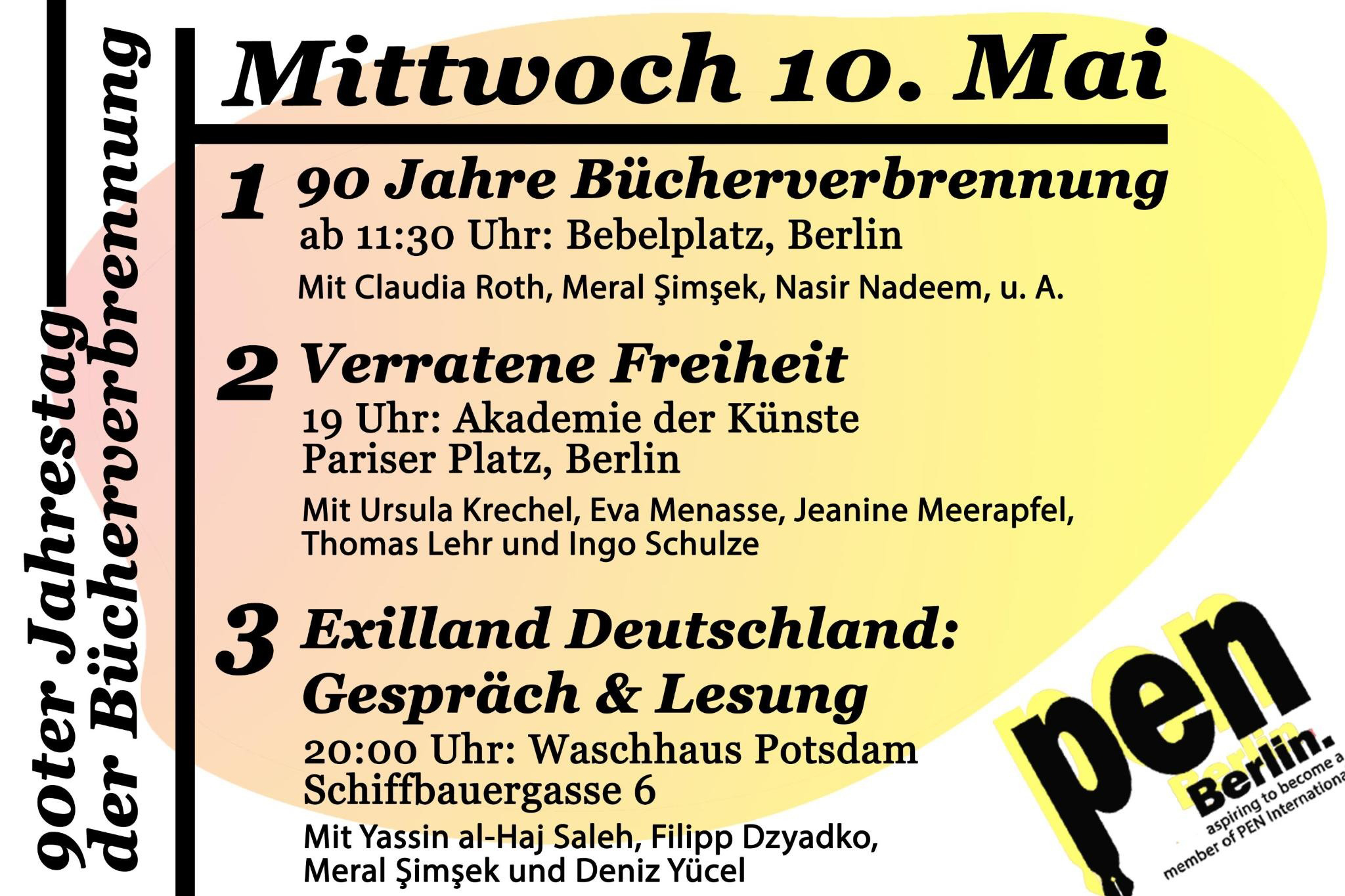 90 Jahre Bücherverbrennung