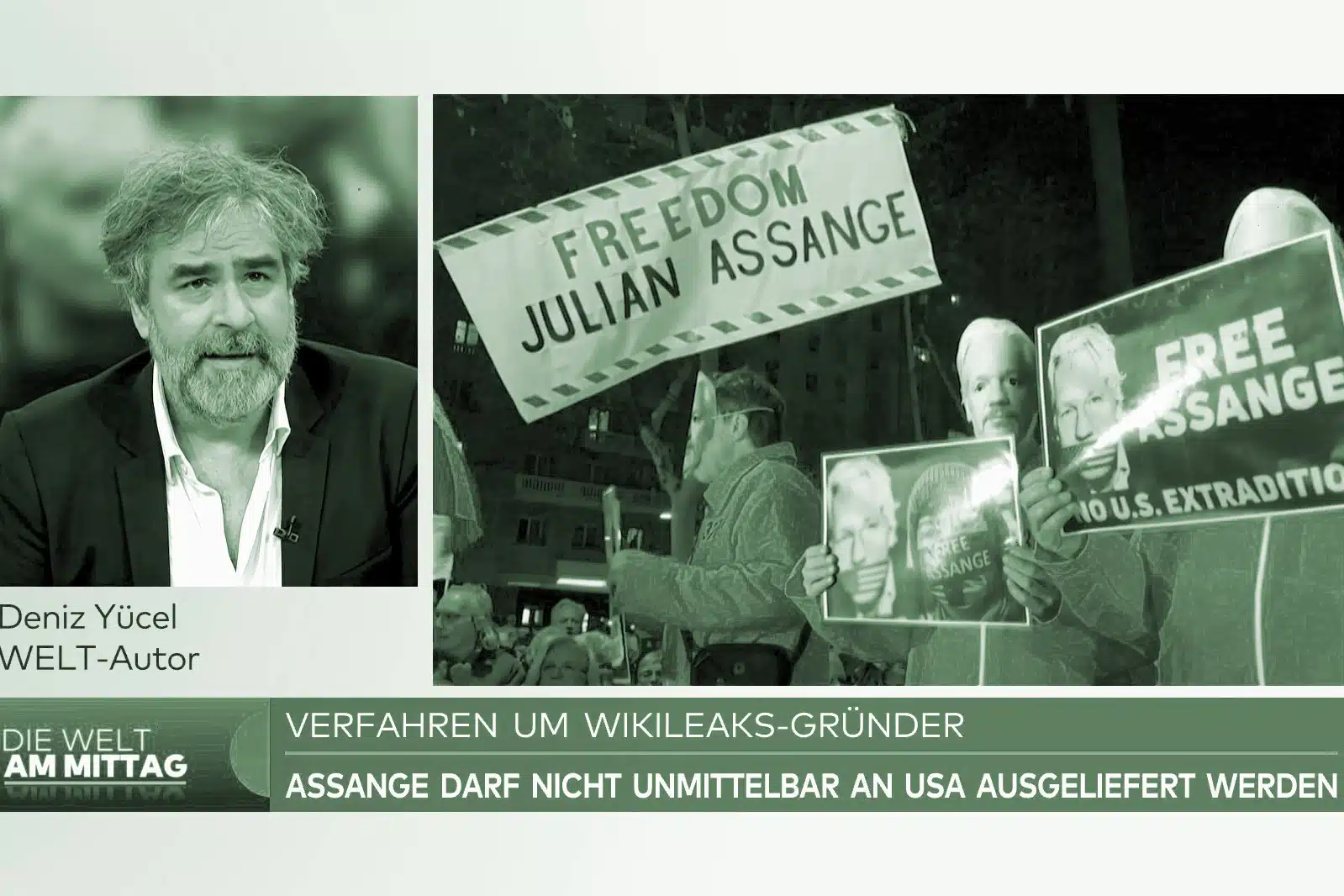 WeltTVYücelAssangeAufschub